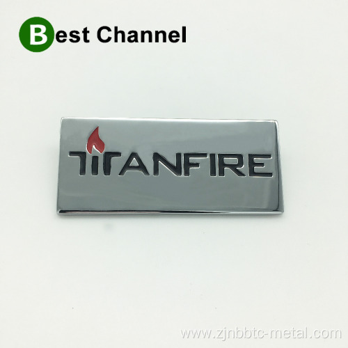 Zinc Label Furniture Brand Metal Logo Nameplate